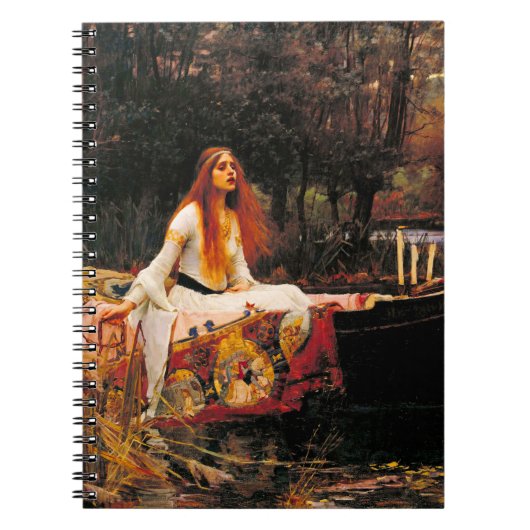 Waterhouse Lady van Shalott Notitieboek (Voorkant)