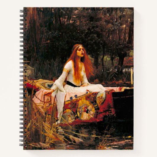 Waterhouse Lady van Shalott Notitieboek (Voorkant)