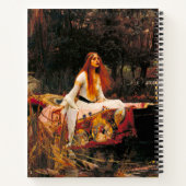 Waterhouse Lady van Shalott Notitieboek (Achterkant)