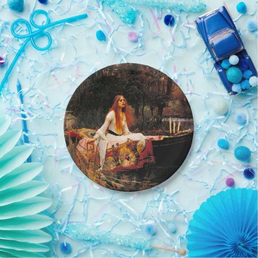 Waterhouse Lady van Shalott Papieren Bordje (Feest)