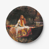Waterhouse Lady van Shalott Papieren Bordje (Voorkant)