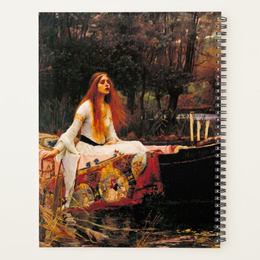 Waterhouse Lady van Shalott Planner (Achterkant)