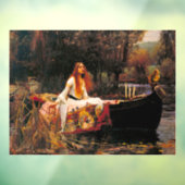 Waterhouse Lady van Shalott Raamsticker (Vel 3)