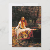 Waterhouse Lady van Shalott Save The Date (Voorkant)