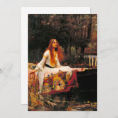 Waterhouse Lady van Shalott Save The Date (Voorkant / Achterkant)