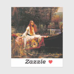 Waterhouse Lady van Shalott Sticker