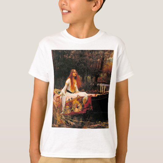 Waterhouse Lady van Shalott T-shirt (Voorkant)