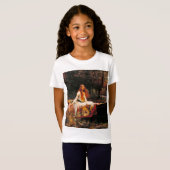 Waterhouse Lady van Shalott T-shirt (Voorkant volledig)