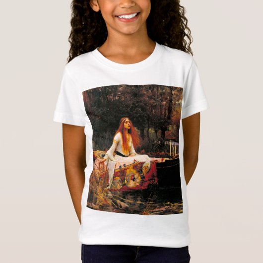 Waterhouse Lady van Shalott T-shirt (Voorkant)