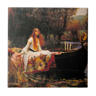 Waterhouse Lady van Shalott Tegeltje
