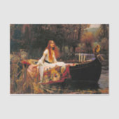 Waterhouse Lady van Shalott Tissuepapier (Voorkant)