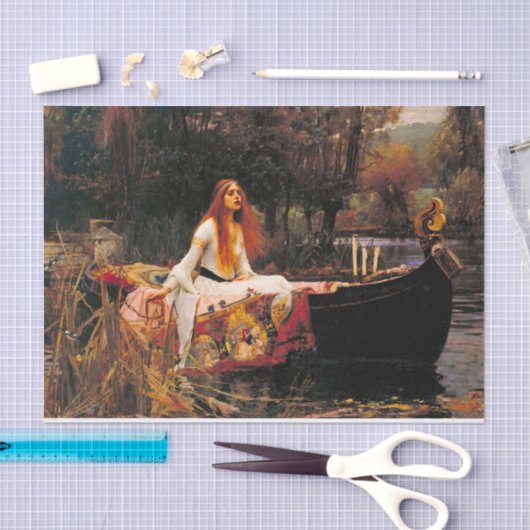 Waterhouse Lady van Shalott Tissuepapier (Craft)