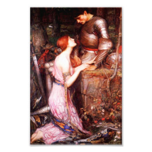 Waterhouse Lamia en de Soldier Print Foto Afdruk