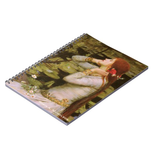Waterhouse Ophelia Personalized Notitieboek (Linkerzijde)