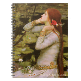 Waterhouse Ophelia Personalized Notitieboek