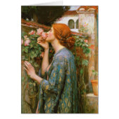 Waterhouse Soul roos Pre-Raphaelite CC1002 Card (Voorkant)