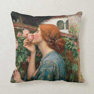 Waterhouse The Soul of the Rose Kussen