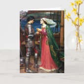 Waterhouse Tristan en het Wenskaart van Isolde Kaart (Gele Bloem)