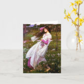 Waterhouse Windflowers Kaart (Gele Bloem)