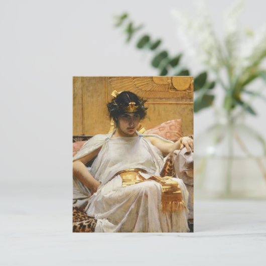 Waterhuis Cleopatra Uitnodigingen (Staand voorkant)