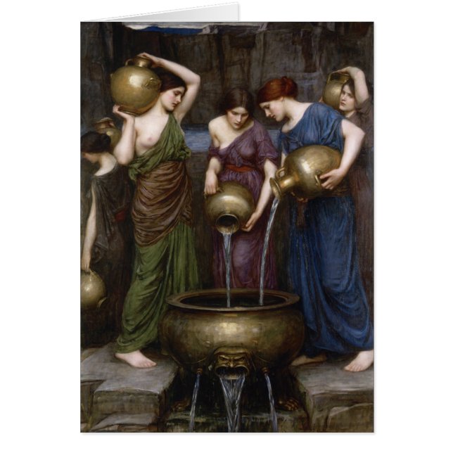 Waterhuis Danaides PreRaphaelite Art (Voorkant)