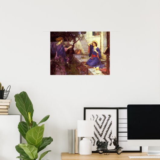 Waterhuis - De aankondiging Poster (Thuiskantoor)