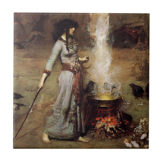 Waterhuis De Magic Circle Tile Tegeltje (Voorkant)