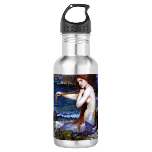 Waterhuis: De zeemeermin Waterfles (Voorkant)