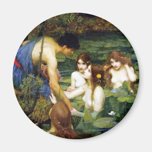 Waterhuis Hylas en de Nymphs Magnet (Voorkant)
