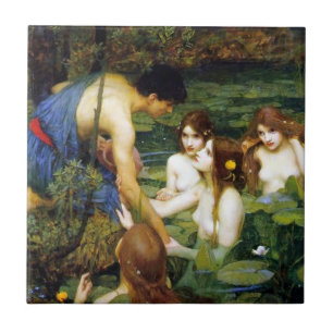 Waterhuis Hylas en de Nymphs Tile Tegeltje