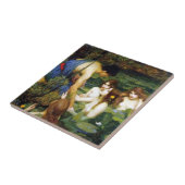 Waterhuis Hylas en de Nymphs Tile Tegeltje (Zijkant)