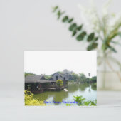 Waterhuis in Siem Reap Briefkaart (Staand voorkant)