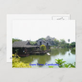 Waterhuis in Siem Reap Briefkaart (Voorkant / Achterkant)