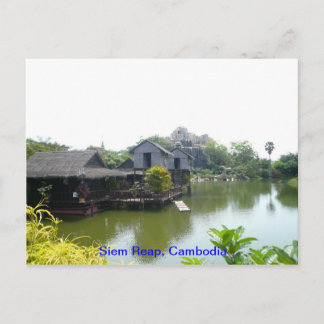 Waterhuis in Siem Reap Briefkaart