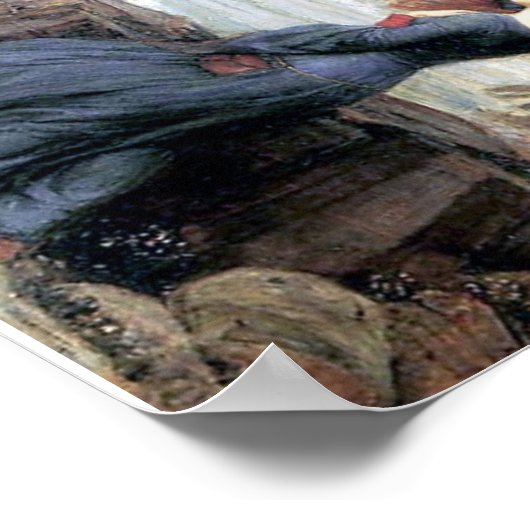 Waterhuis Miranda Woman Zee Ship Poster (Hoek)