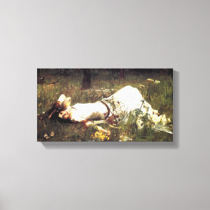 Waterhuis Ophelia Canvas Afdrukken