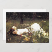 Waterhuis Ophelia Invitaties Kaart (Voorkant / Achterkant)