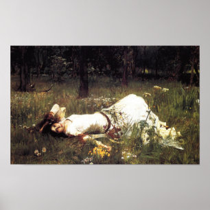 Waterhuis Ophelia Poster