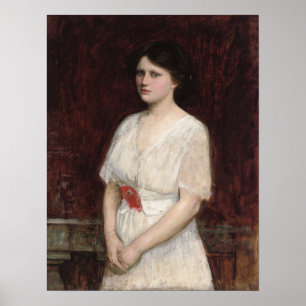 Waterhuis - portret van mevrouw Claire Kenworthy Poster
