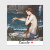 Waterhuis Pre Raphaelite Mernaid Sticker (Vel)