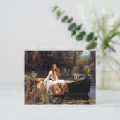 Waterhuis The Lady of Shalott Briefkaart (Staand voorkant)