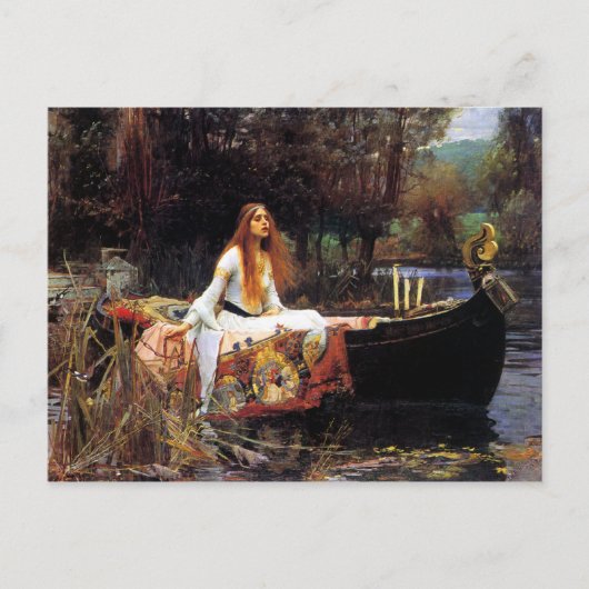 Waterhuis The Lady of Shalott Briefkaart (Voorkant)