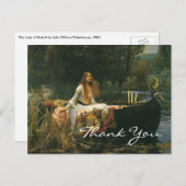 Waterhuis The Lady of Shalott Briefkaart (Voorkant / Achterkant)