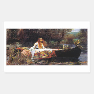 Waterhuis The Lady of Shalott Stickers
