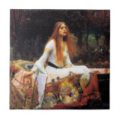 Waterhuis The Lady of Shalott Tile Tegeltje (Voorkant)