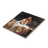 Waterhuis The Lady of Shalott Tile Tegeltje (Zijkant)