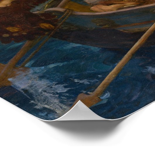 Waterhuis - Ulysses en Sirens Poster (Hoek)