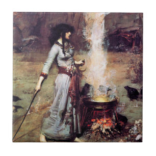 Waterhuis vóór Raphaelite, Magic Circle Tegeltje