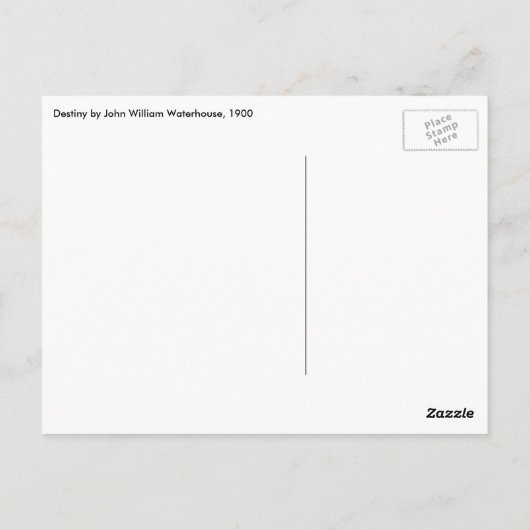 Waterhuisbestemming Briefkaart (Achterkant)