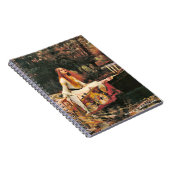 Waterhuisdame van Shalott Gepersonaliseerd Notitieboek (Rechterzijde)